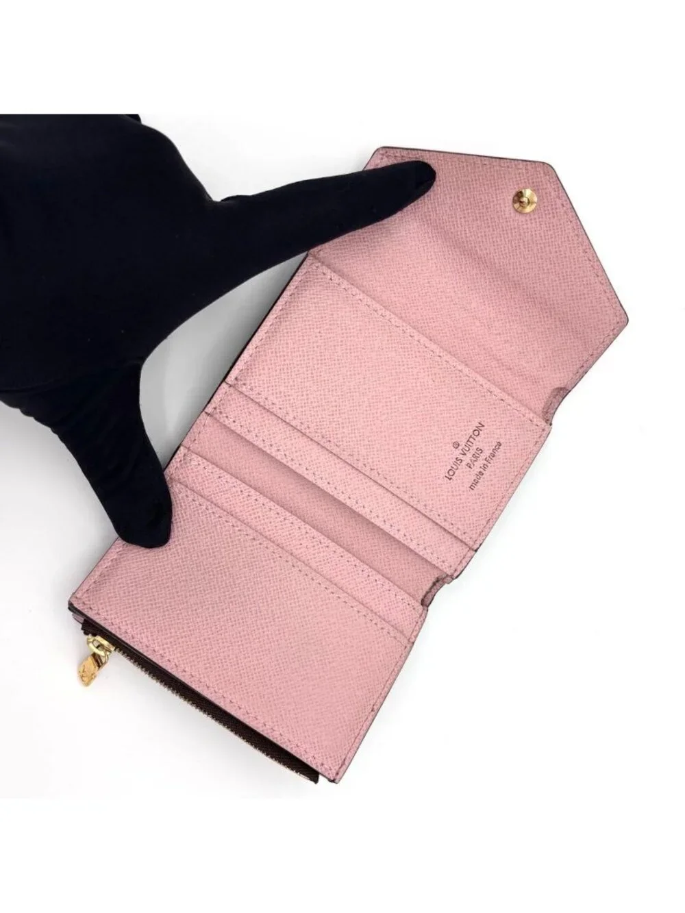 Louis Vuitton Monogram Portefeuille Zoe Rosevalerine Trifold Wallet